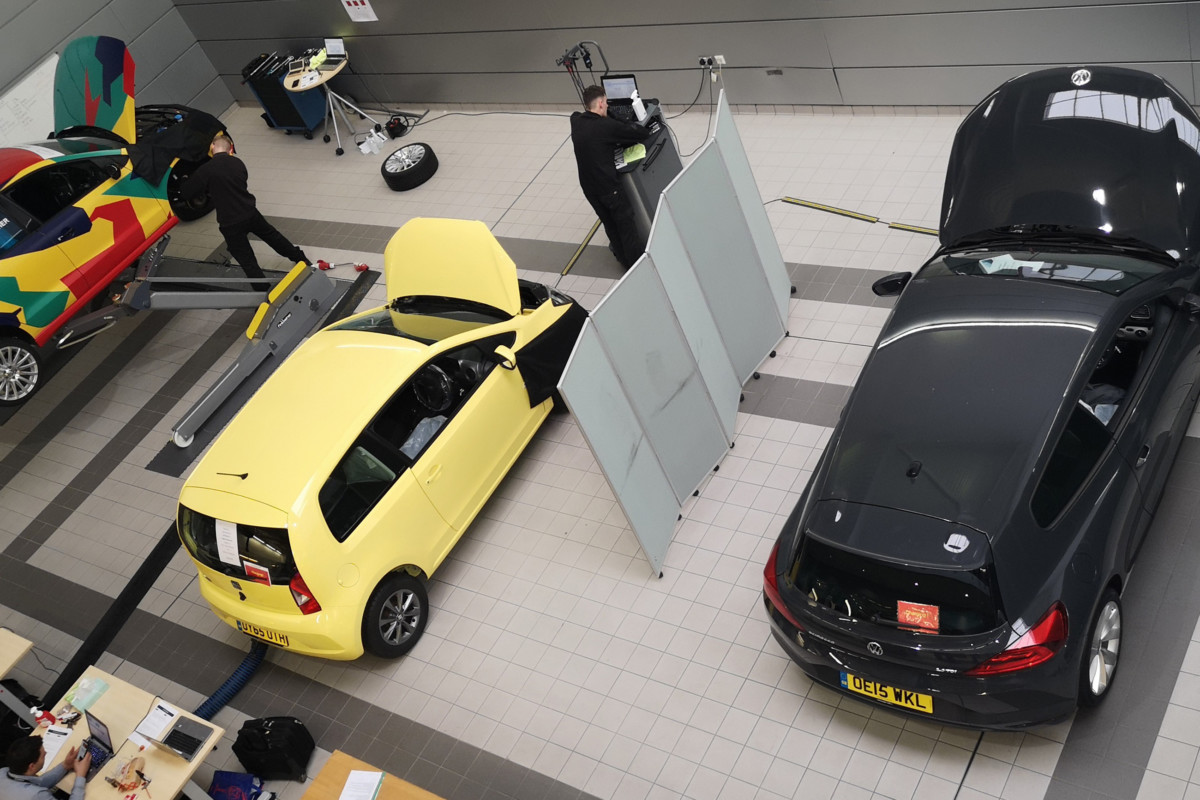 apprentices at workshop