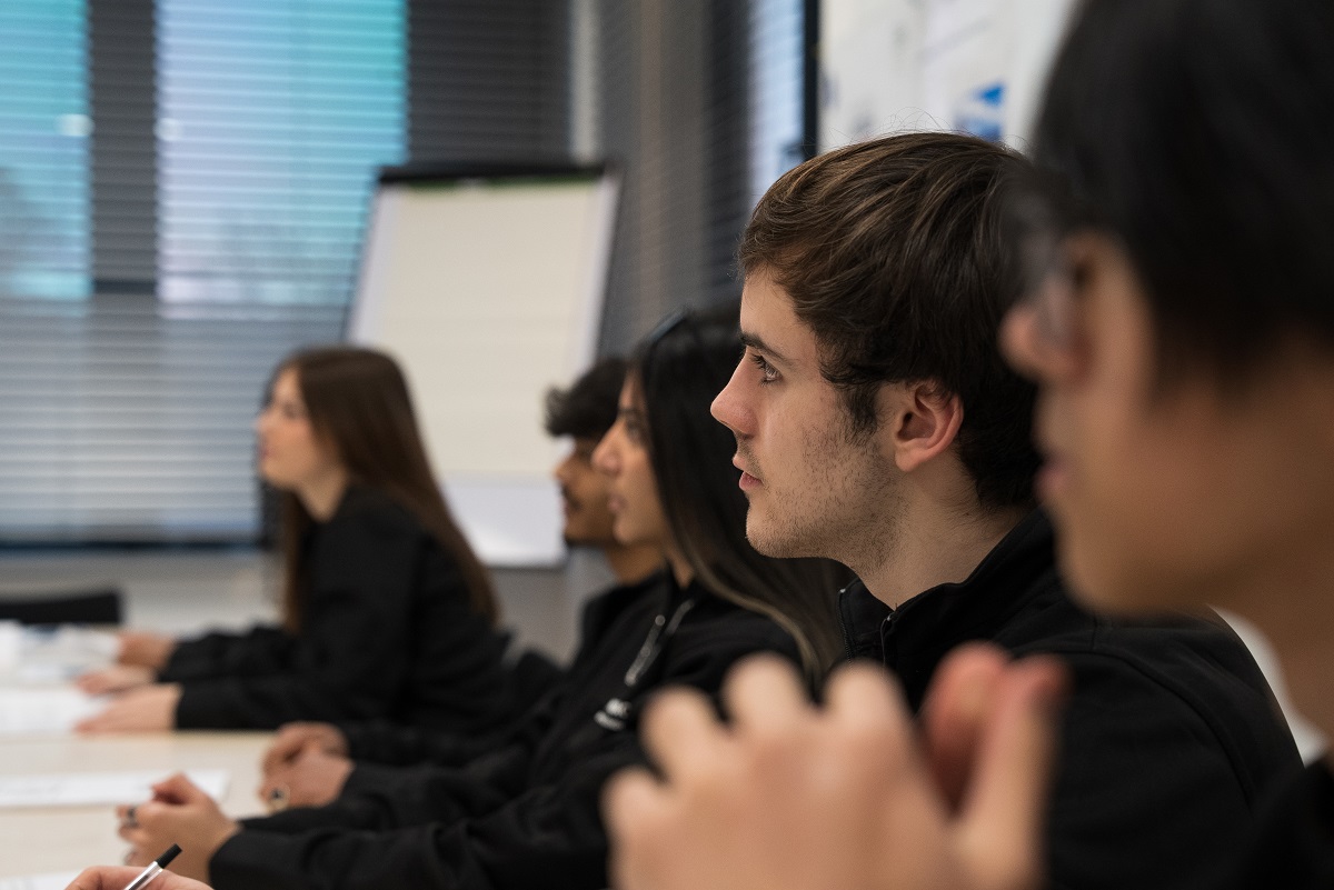 apprentices in classroom